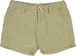 Wheat shorts Elvig - Green Check